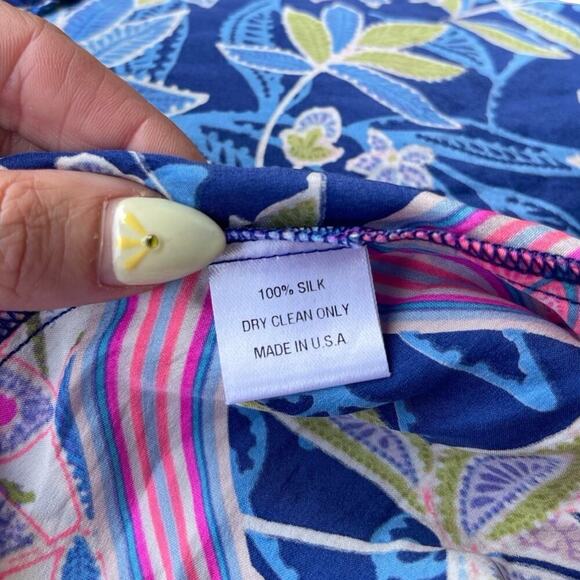 Alice & Trixie Silk Boho Floral Blouse - Size Small - Picture 8 of 12